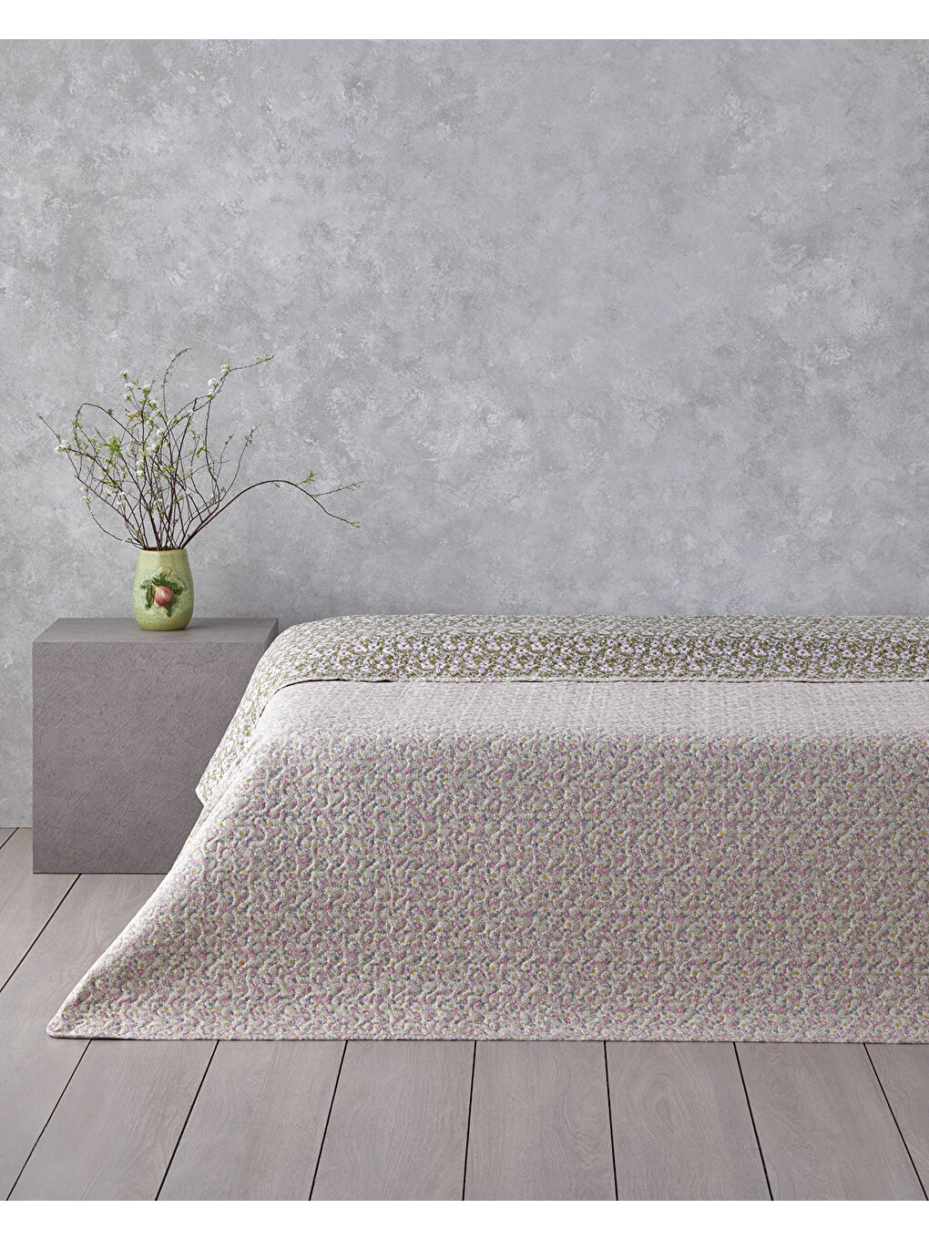 Blossom Harmony Tek Kişilik Çok Amaçlı Örtü 160x220 cm Lila-1