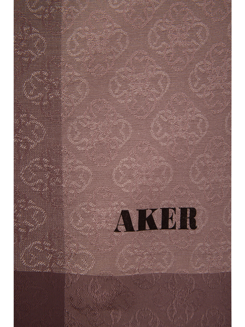 Bej 75X190 Cm Monogram Jakar Şal-1