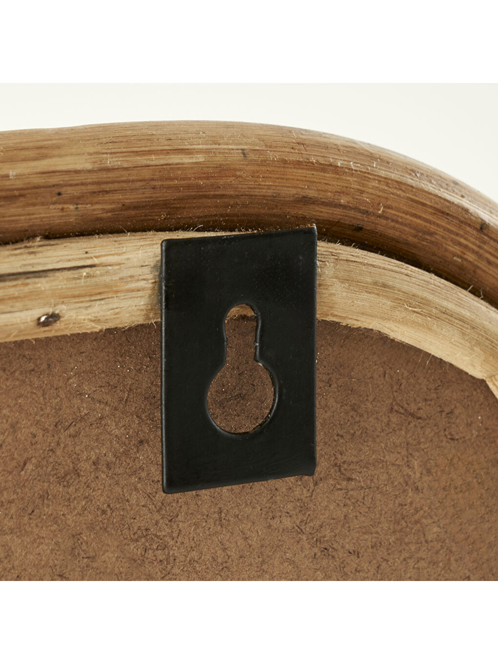 Bej Grin Standlı Ayna Naturel (41x31x13 cm)-4