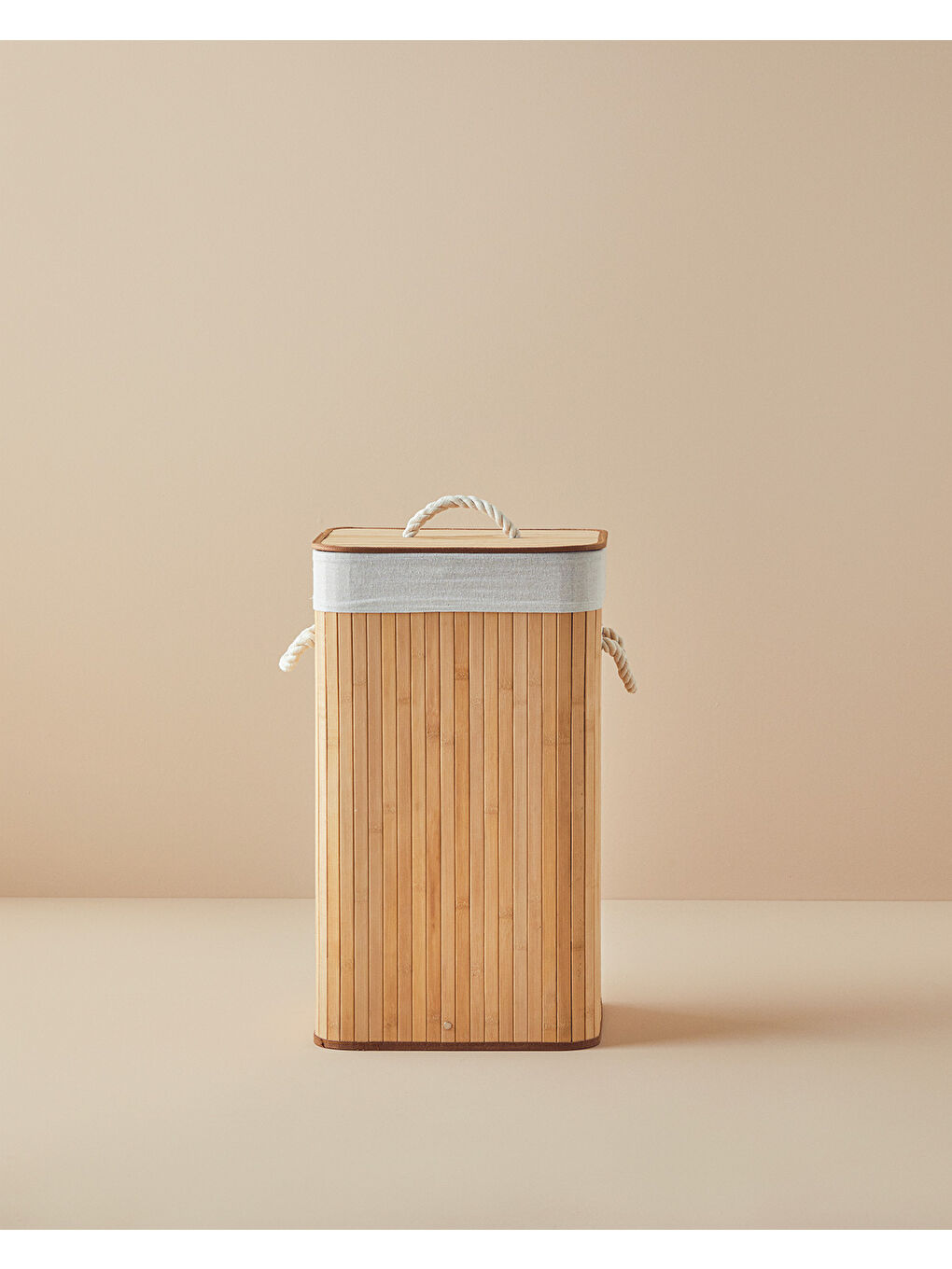 Fancy Katlanabilir Çamaşır Sepeti Bej