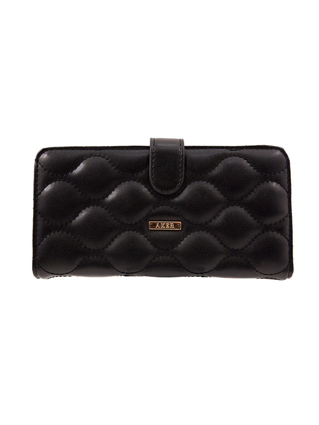 Siyah Czdn30009 Dikdörtgen Çıtçıtlı Cüzdan