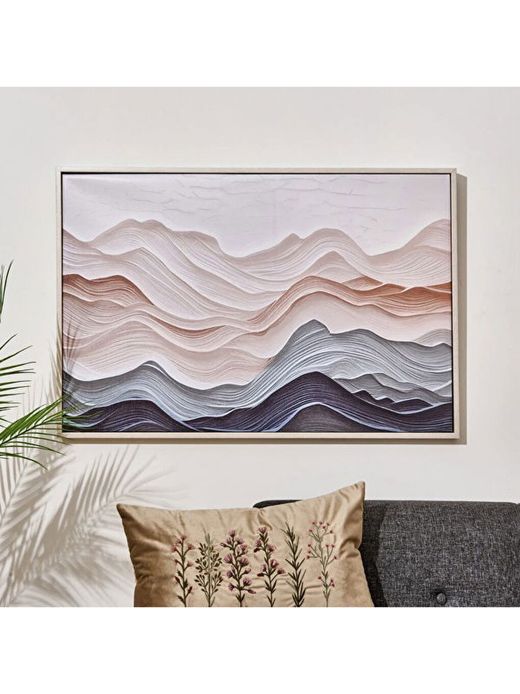 Karışık Deco Montana Tablo - Renkli - 90x60 cm