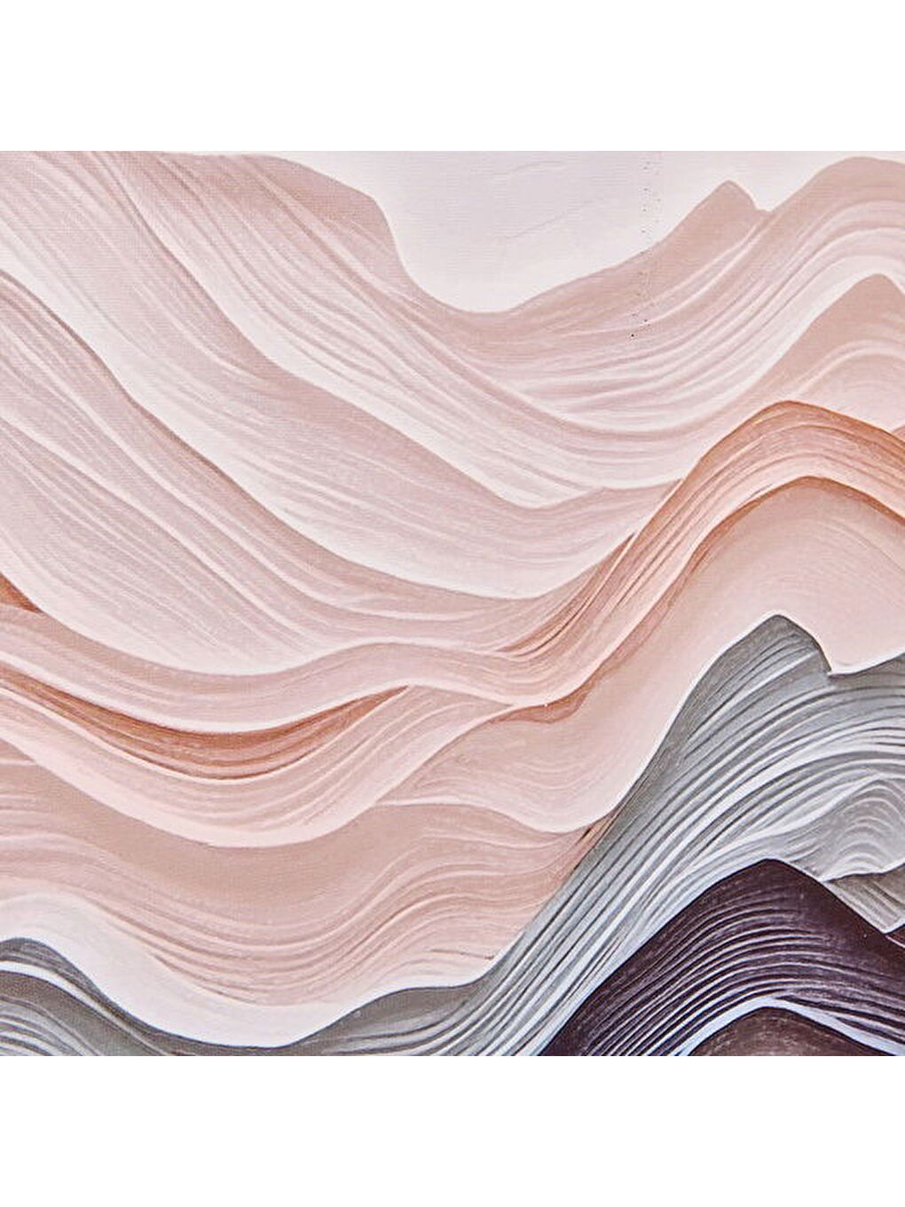 Karışık Deco Montana Tablo - Renkli - 90x60 cm-4