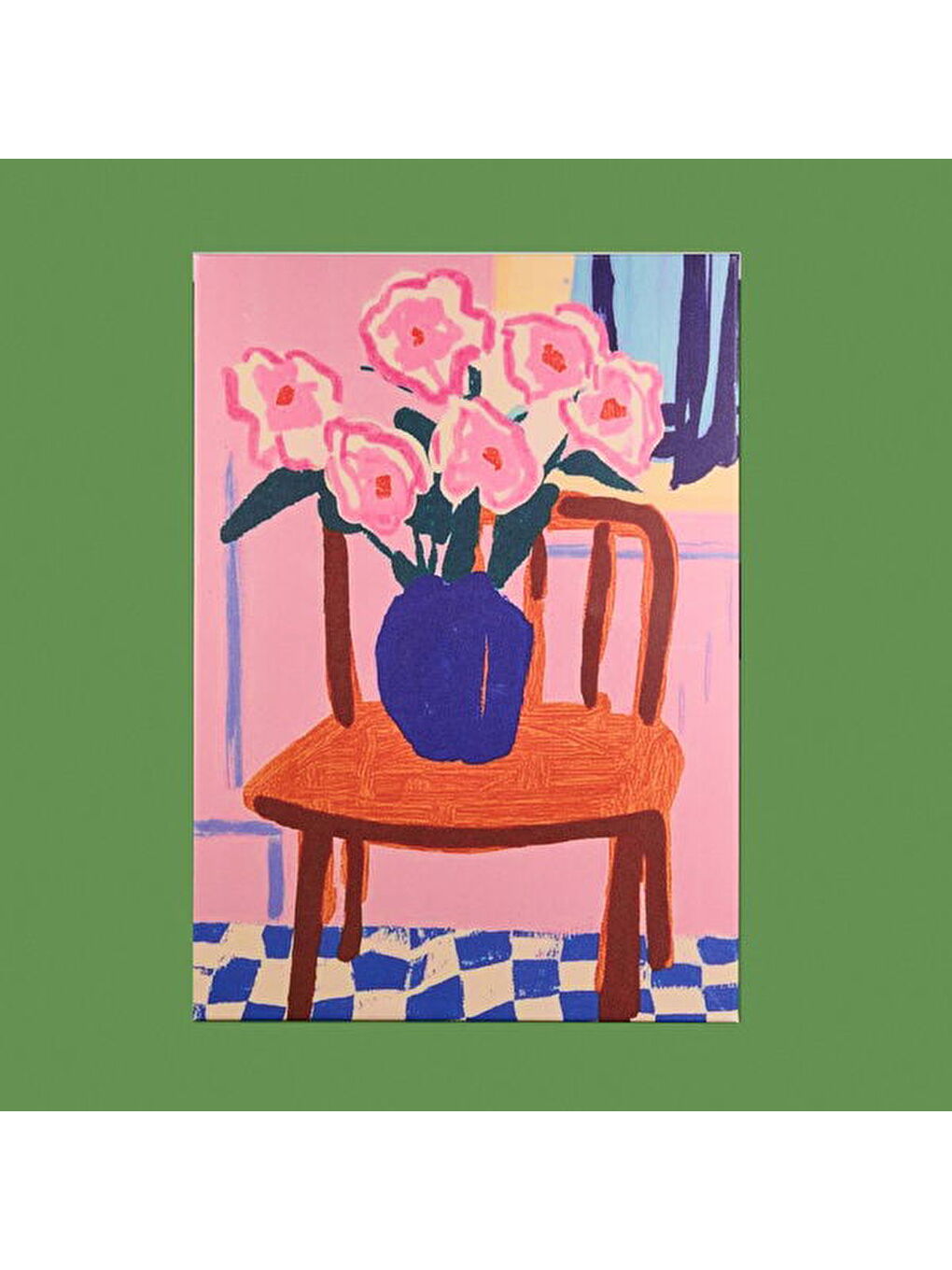 Karışık Deco Granny Summer Kanvas Tablo - Renkli - 50x70 cm-1