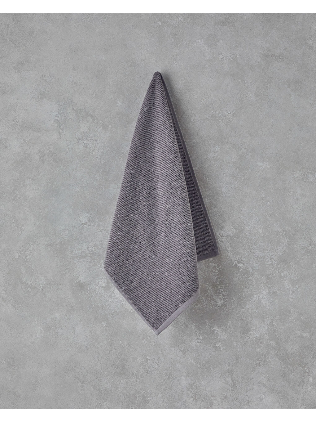 Fluffy Pamuk Plus Pamuklu Yüz Havlusu 50x80 cm Gri