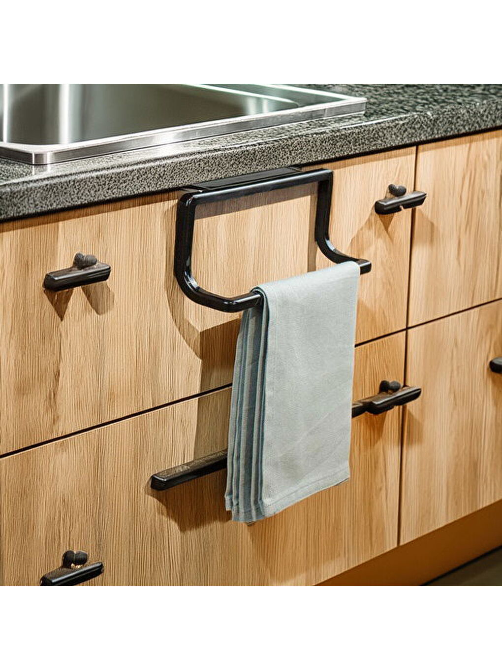 Toallero Havlu Askısı - Siyah-2