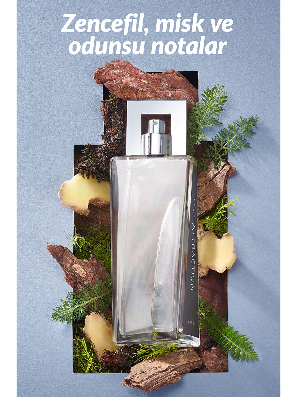 AVON Attraction Erkek Parfüm ve Saç Vücut Şampuanı Paketi - 2