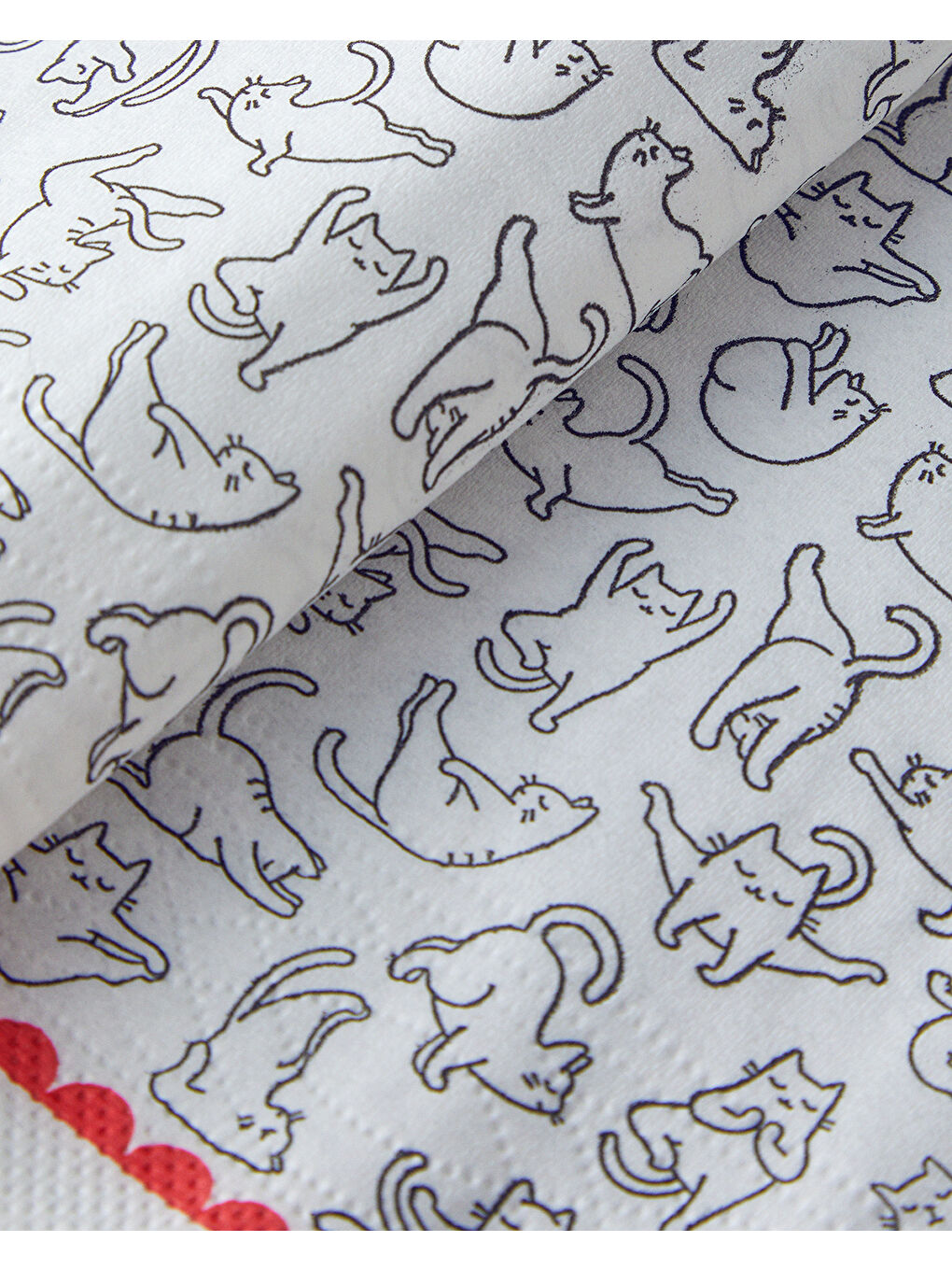 Beyaz Kittenly 20'li Kağıt Peçete 33x33 cm Renkli-2