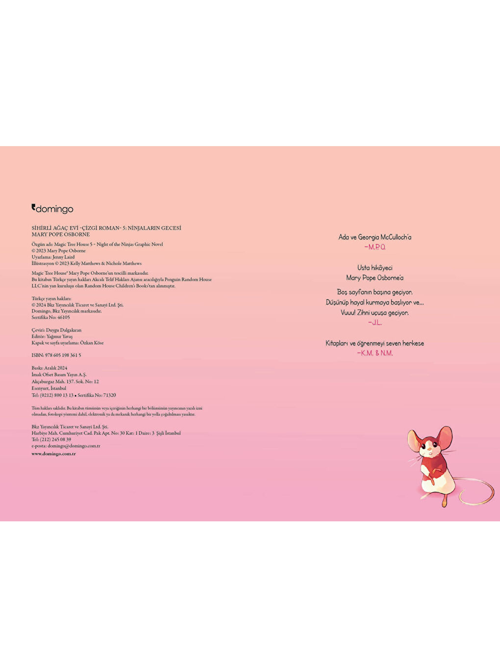 Sihirli Ağaç Evi - Çizgi Roman 5 - Ninjaların Gecesi-1