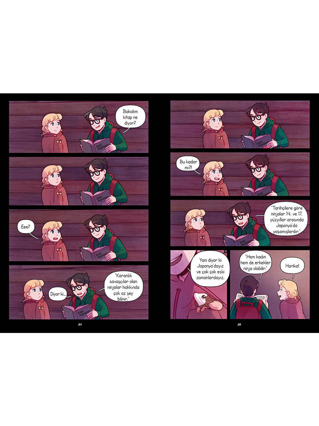 Sihirli Ağaç Evi - Çizgi Roman 5 - Ninjaların Gecesi-4