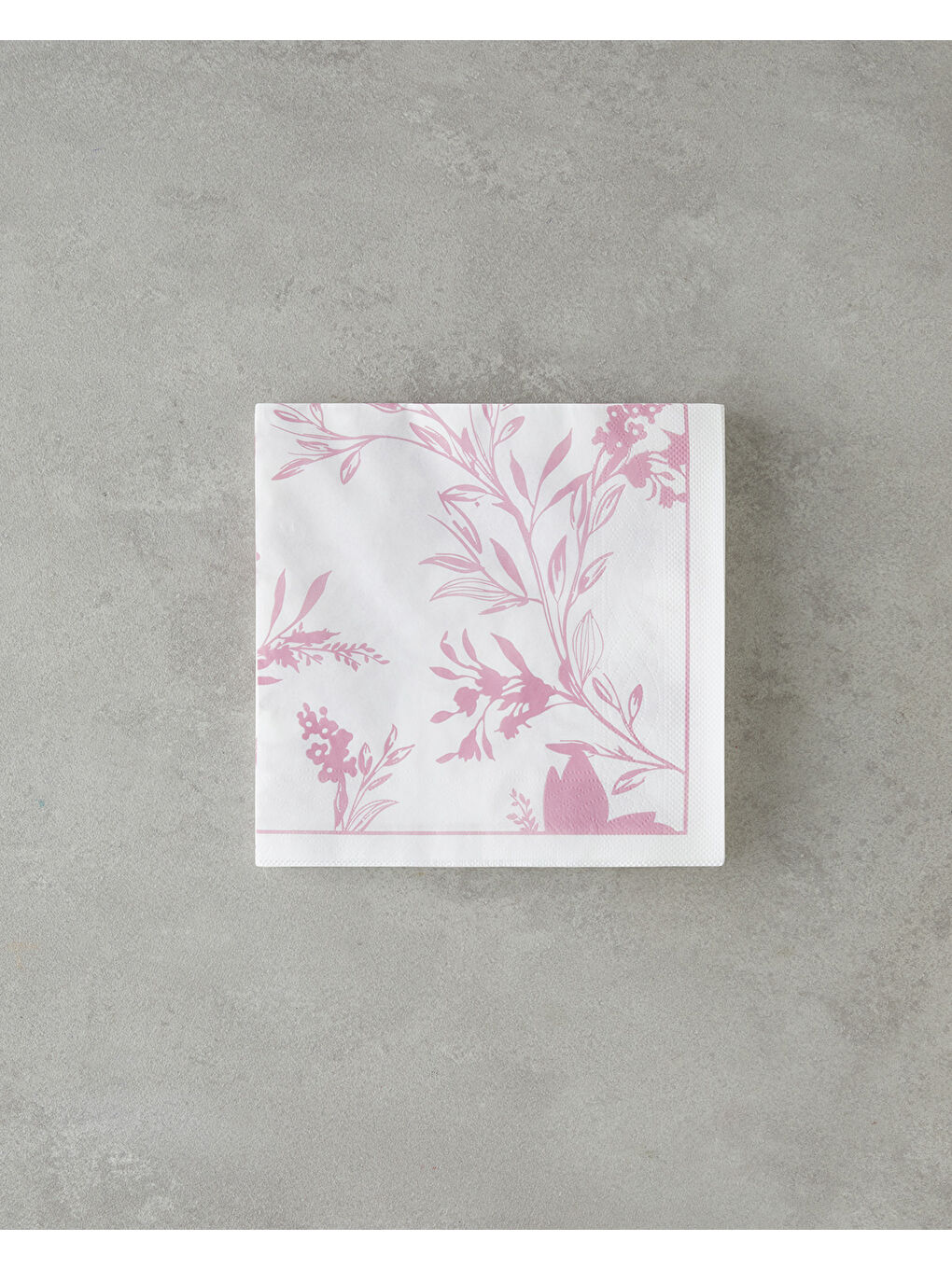 Floryna 20'li Kağıt Peçete 33x33 cm Pembe-Beyaz