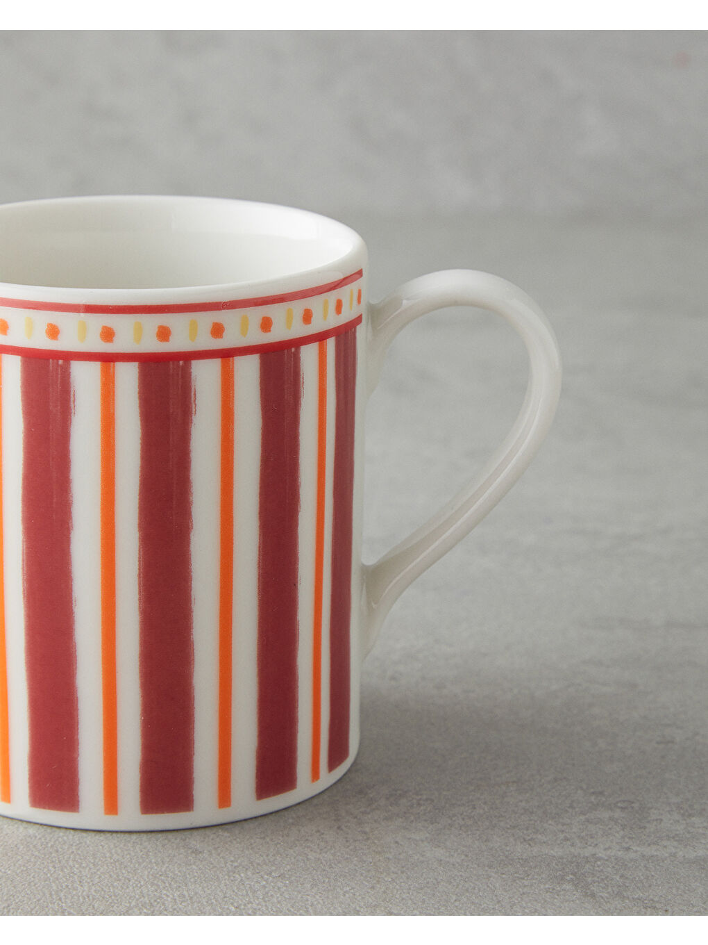 Elora Bone Porselen Kupa 290 ml Pembe - Turuncu-1