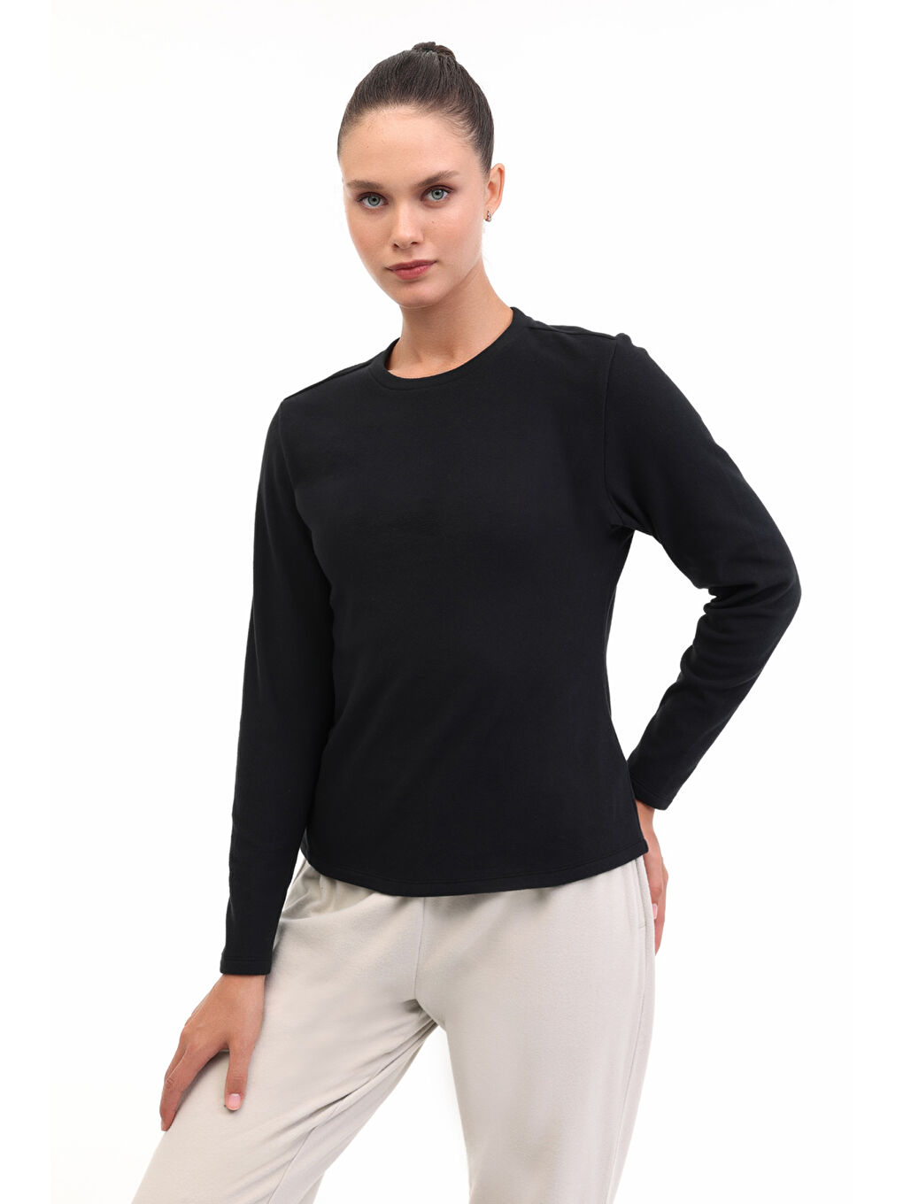 WB 7 BEYZA POLAR 5PR Siyah Kadın Polar