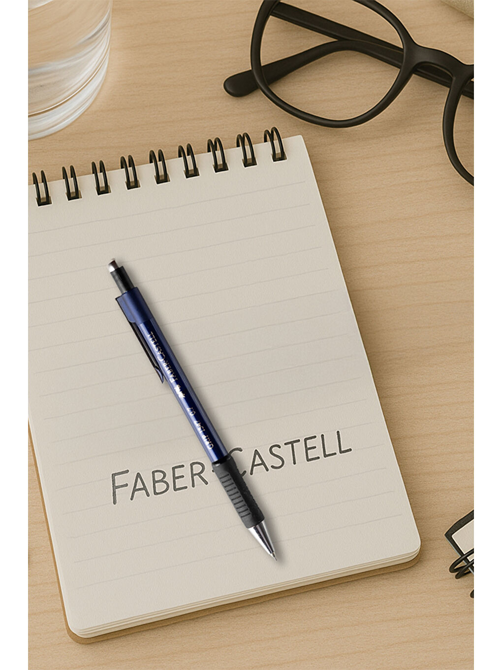 Grip 1345/47 Versatil Kalem, 0.7 mm,Lacivert, Ergonomik Tutuş, Yaylı Uç, Uzun Silgi, Modern Tasarım-4