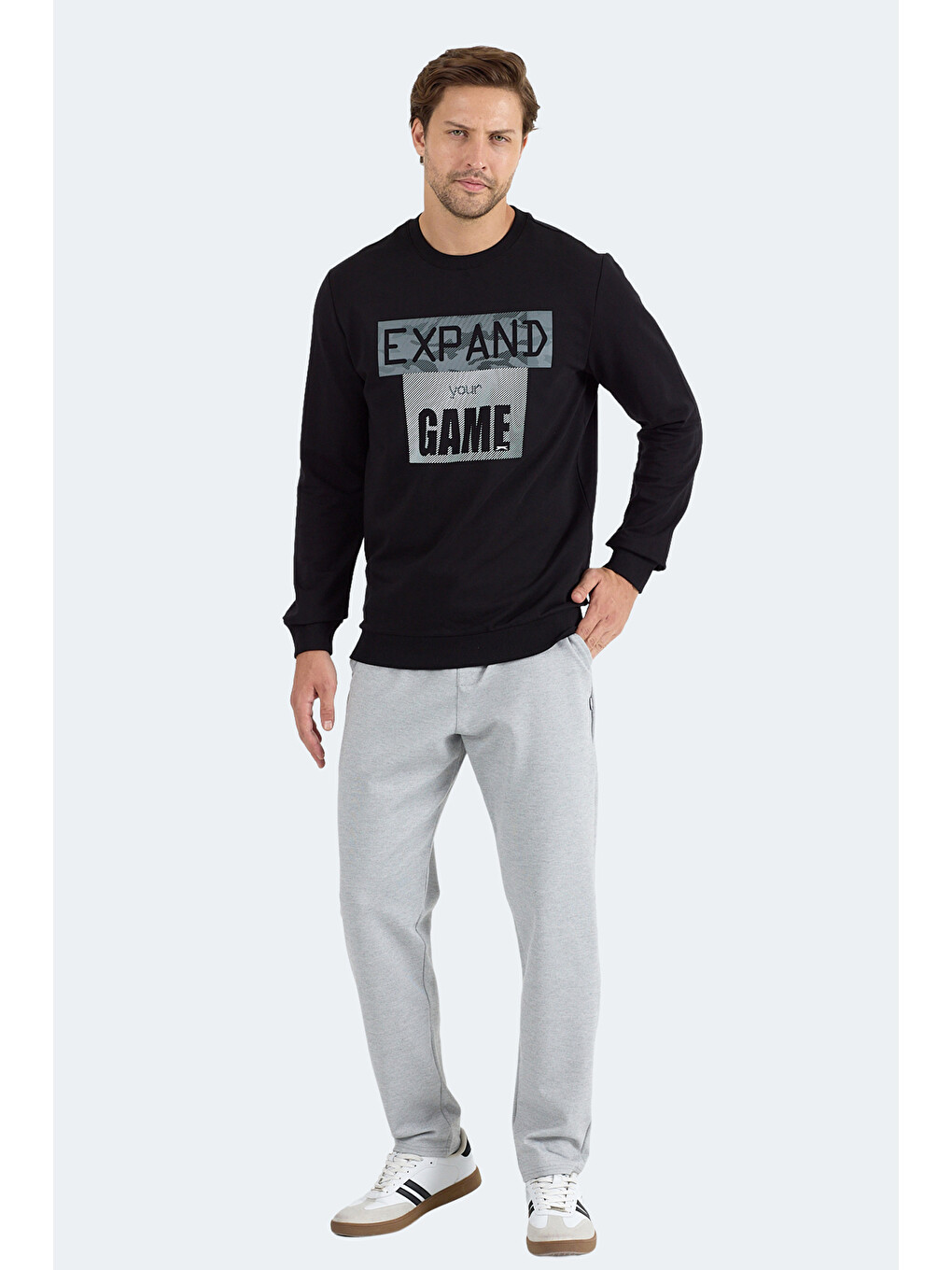 Siyah RUBIO 2 Lİ SET Erkek Sweatshırt-7