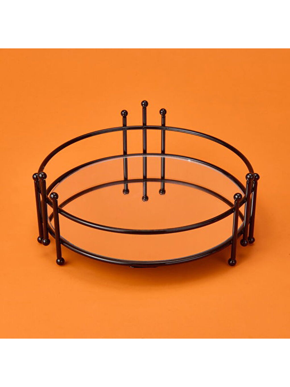 Bath Dokuz Telli Aynalı Organizer - Siyah - 9x21 cm-2