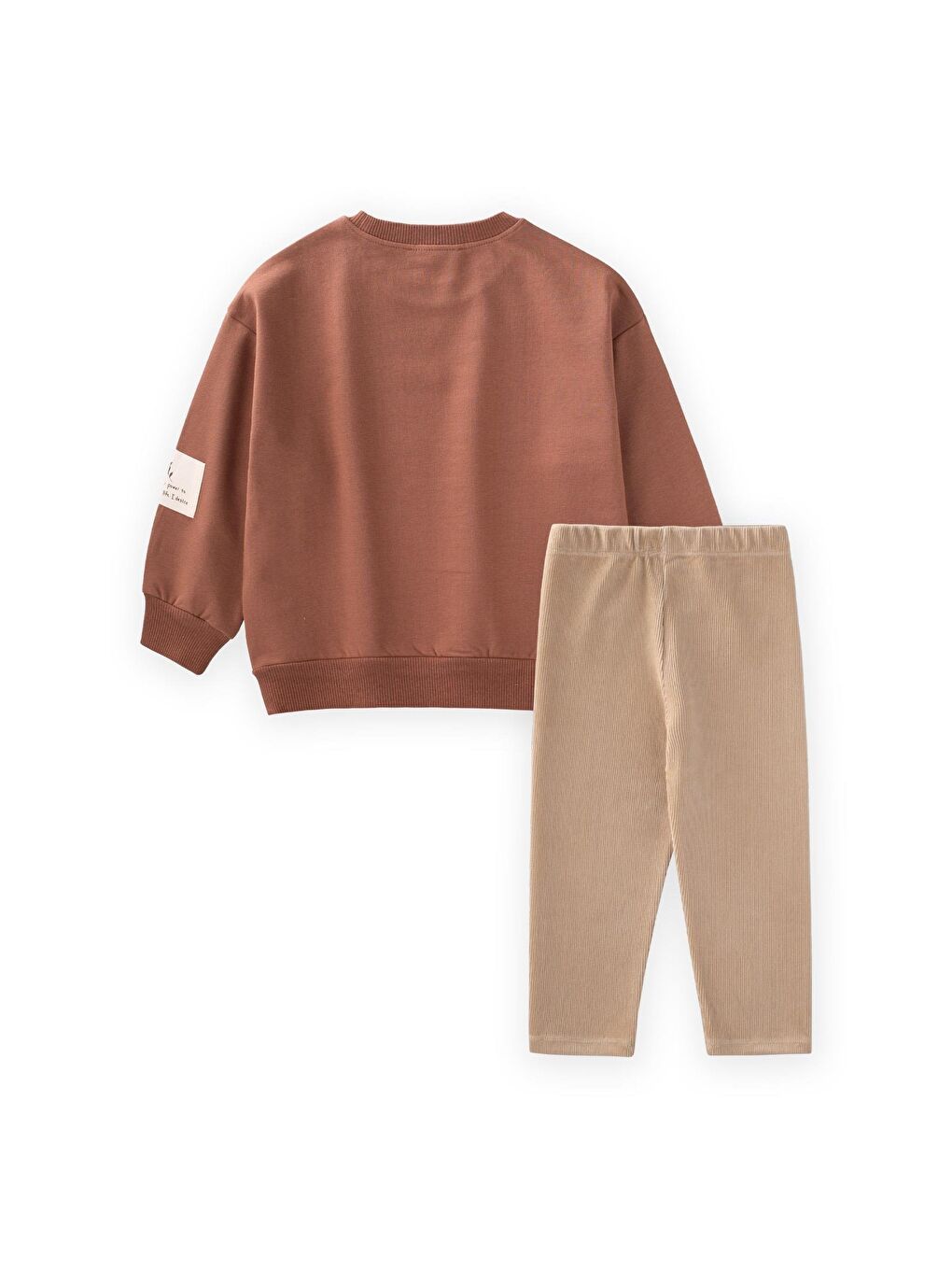 Kahverengi Sweatshirt Takım 2-10 Yaş A Kahve-1
