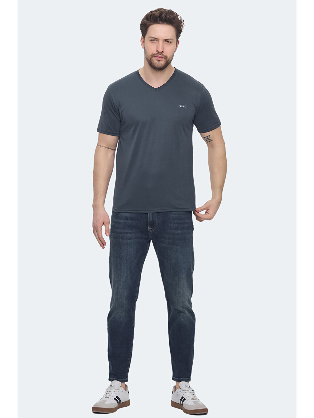 KRAKKER Erkek Antrasit Tişört