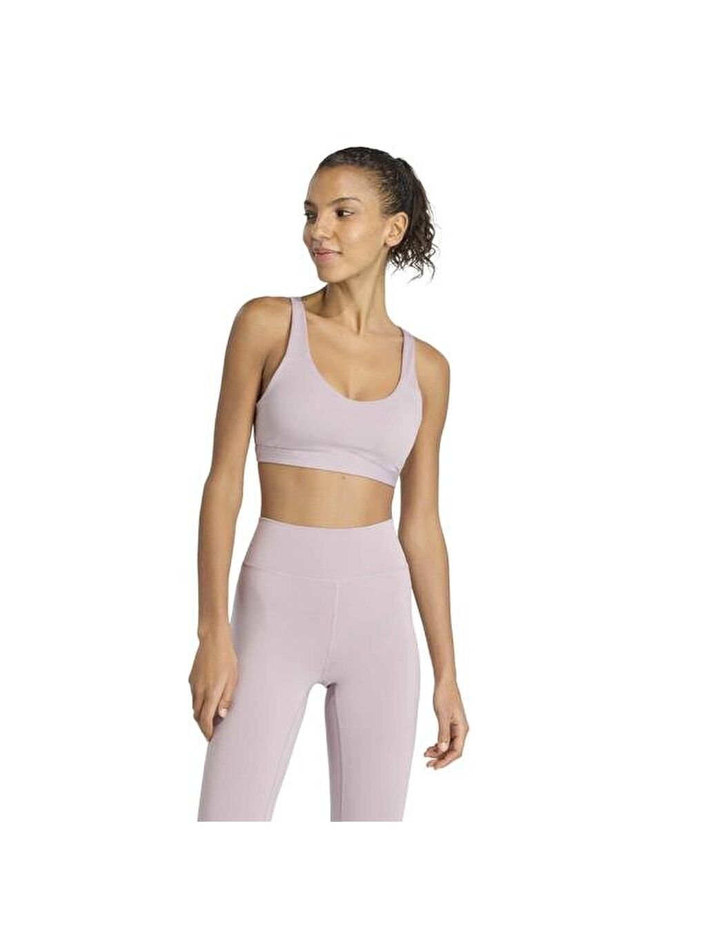 All Me Essentials Kadın Pembe Yuvarlak Yaka Sporcu Sütyeni-2