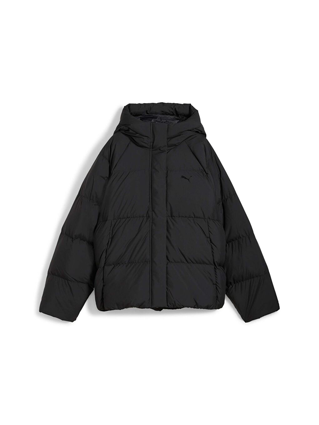 Siyah Kadın Şişme Mont