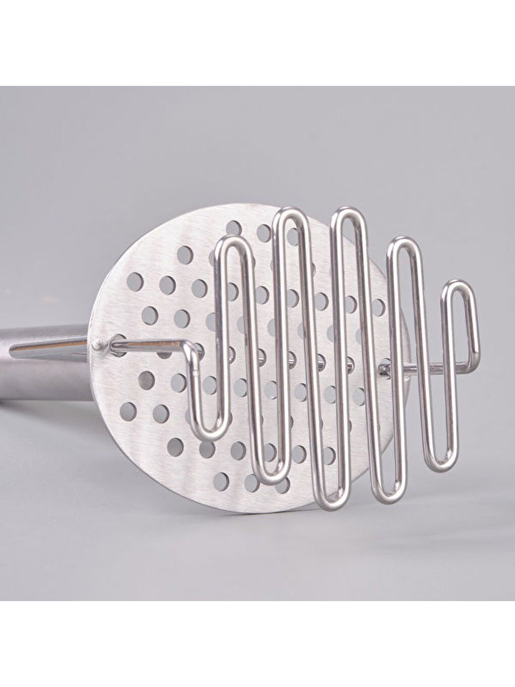 2 Katlı Patates Ezici - Gri - 34 cm-1