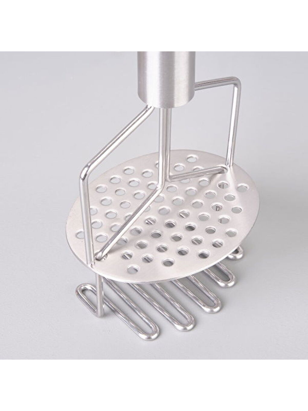 2 Katlı Patates Ezici - Gri - 34 cm-3