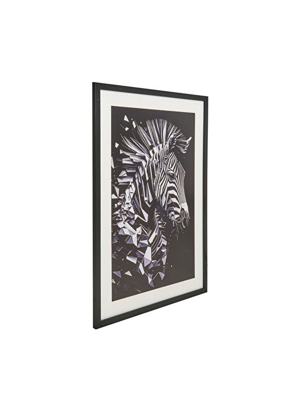 Deco Zebra Tablo - Siyah - 50x70 cm-2