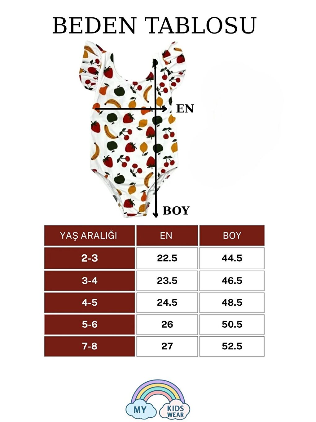 Beyaz Kız Çocuk Fırfır Detaylı Tasarım Çapraz Askılı Mayo 12723-1