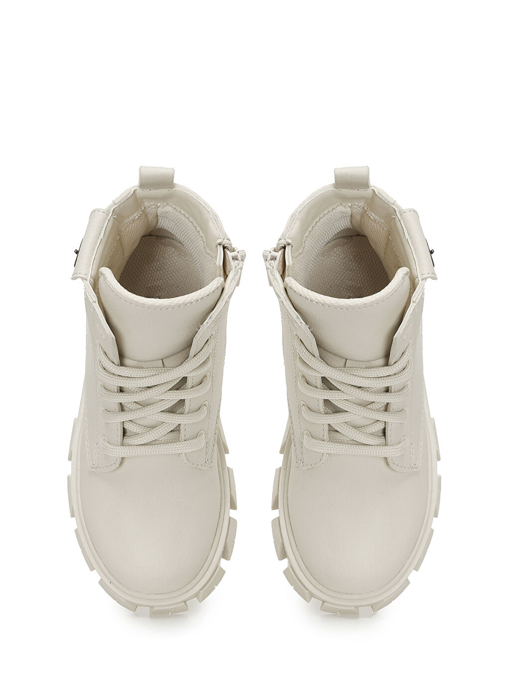 Bej BAGES.P4PR Krem Kız Çocuk Biker Bot-3