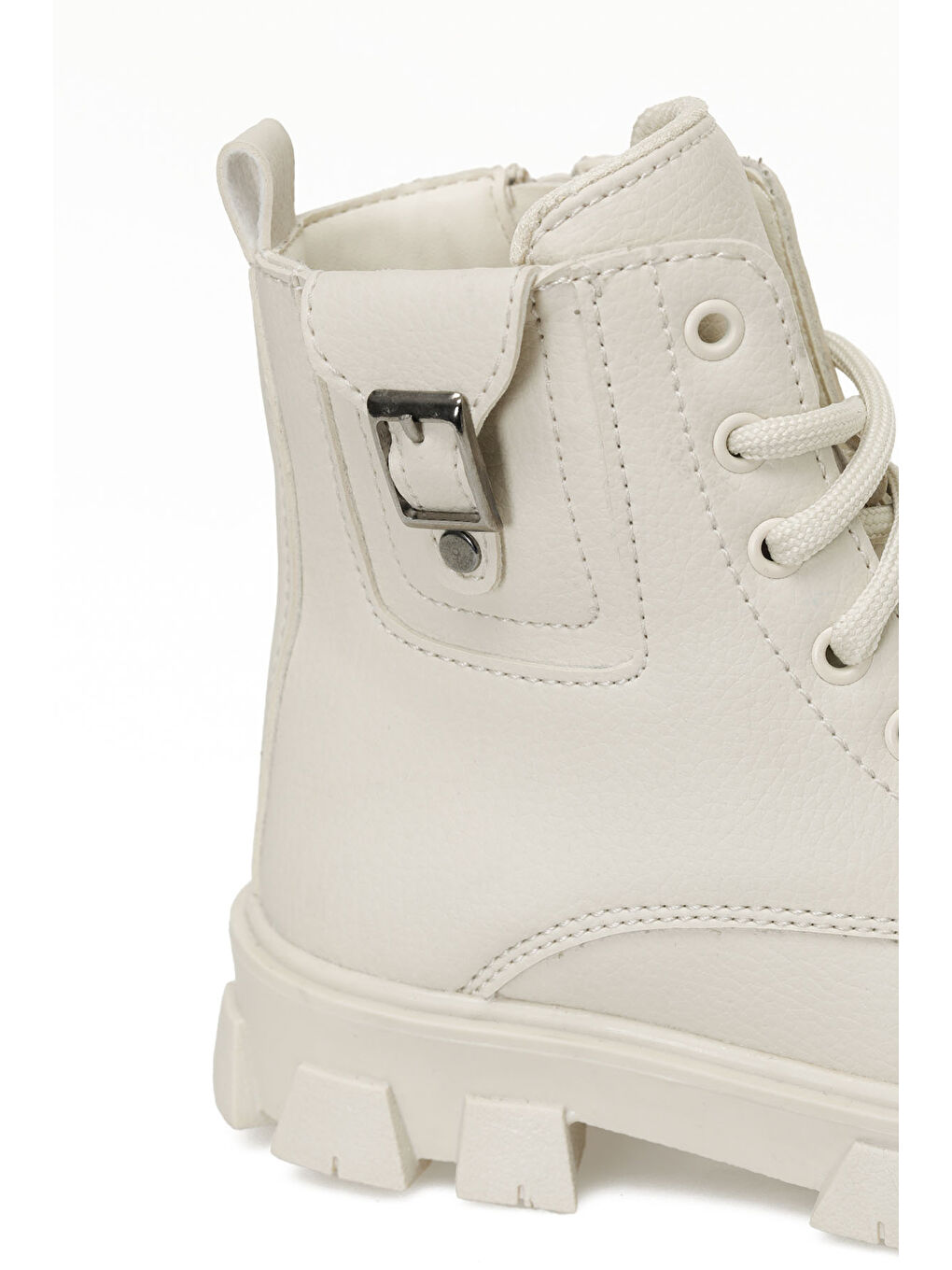 Bej BAGES.P4PR Krem Kız Çocuk Biker Bot-6