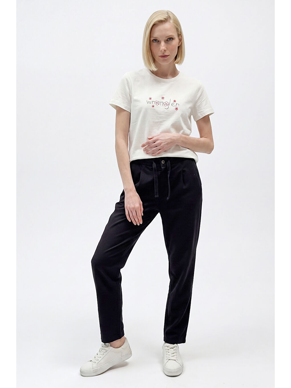Siyah Regular Fit Normal Kesim Normal Bel Yumuşak Dokulu Haki Pantolon