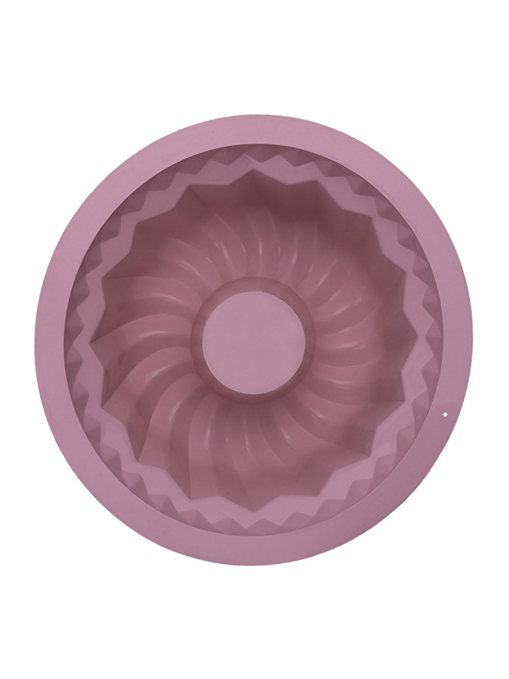 Silikon Büyük Model Kek Kalıbı Pembe 23 cm-1