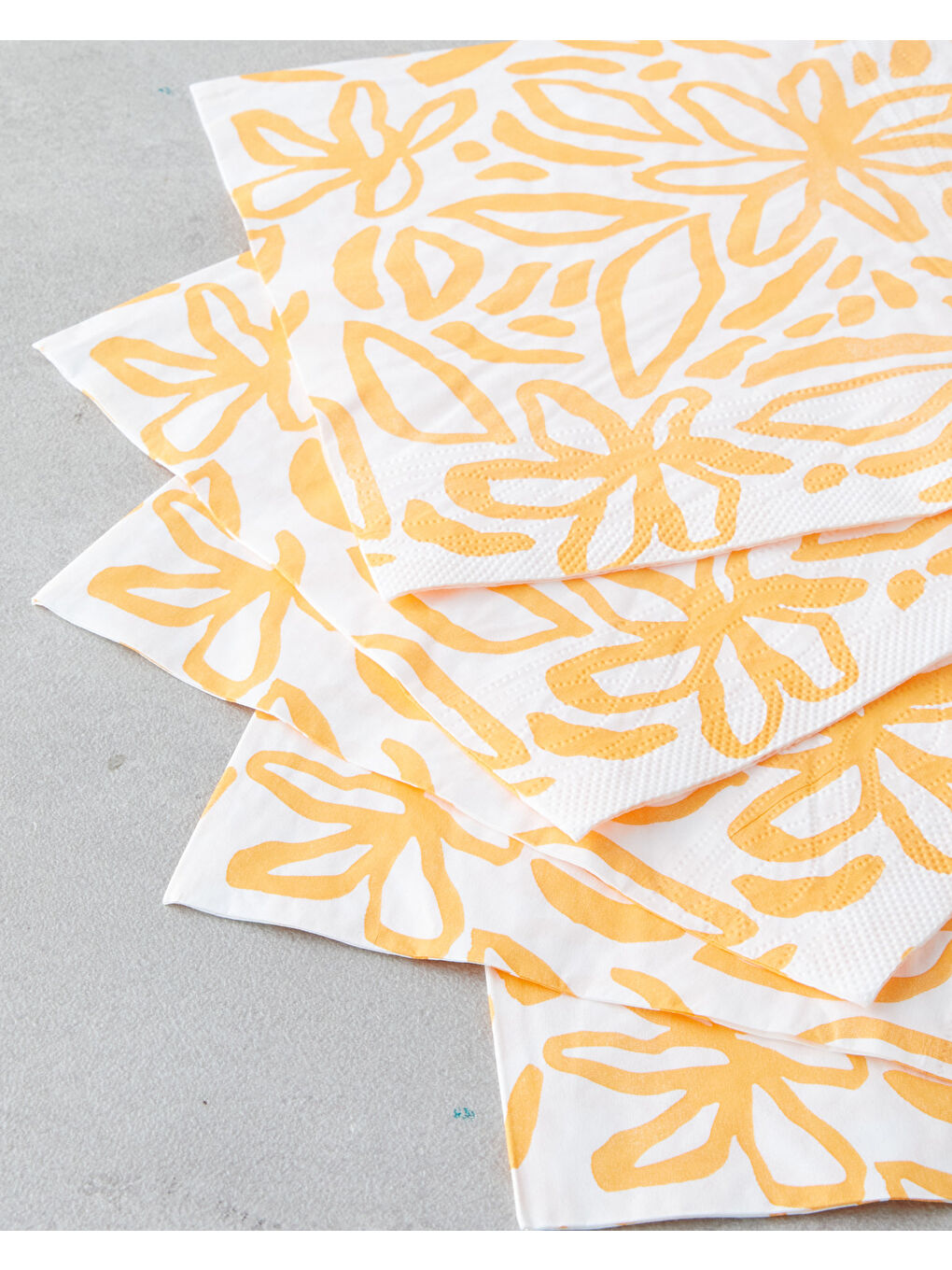 Orangebloom Kağıt 20'li Kağıt Peçete 33x33 cm Sarı-1