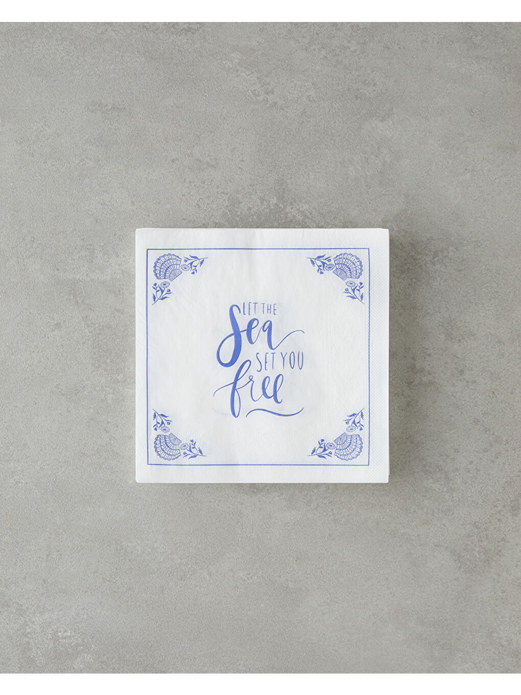 Seafree 20'li Kağıt Peçete 33x33 cm Lacivert-Beyaz