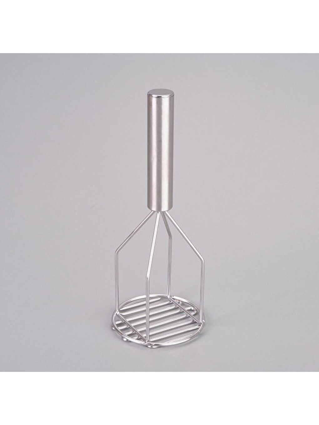 Çizgili Patates Ezici - Gri - 26 cm