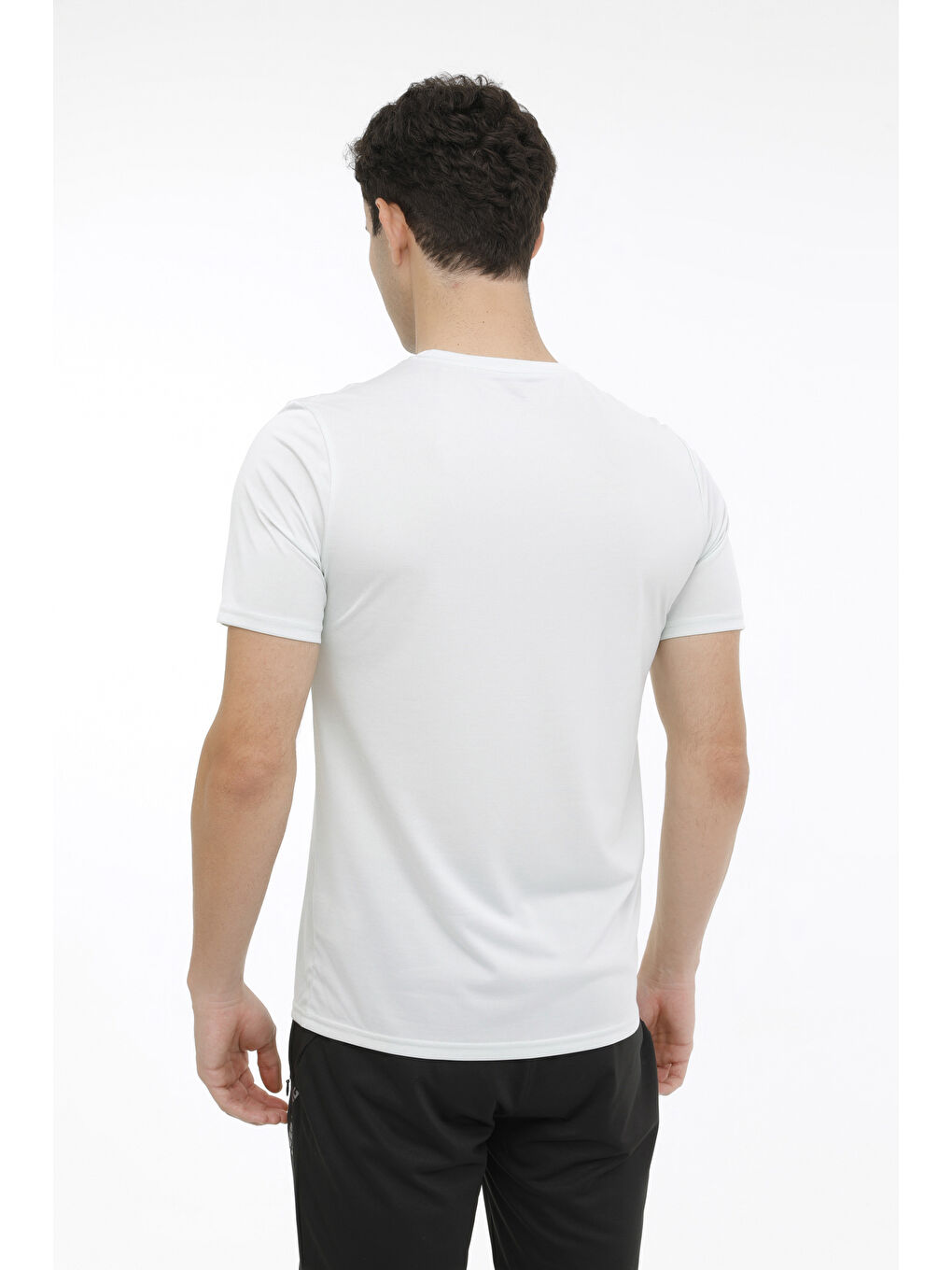 M-SN233 BSC PES T-SH 4FX Mavi Erkek Kısa Kol Tişört-2