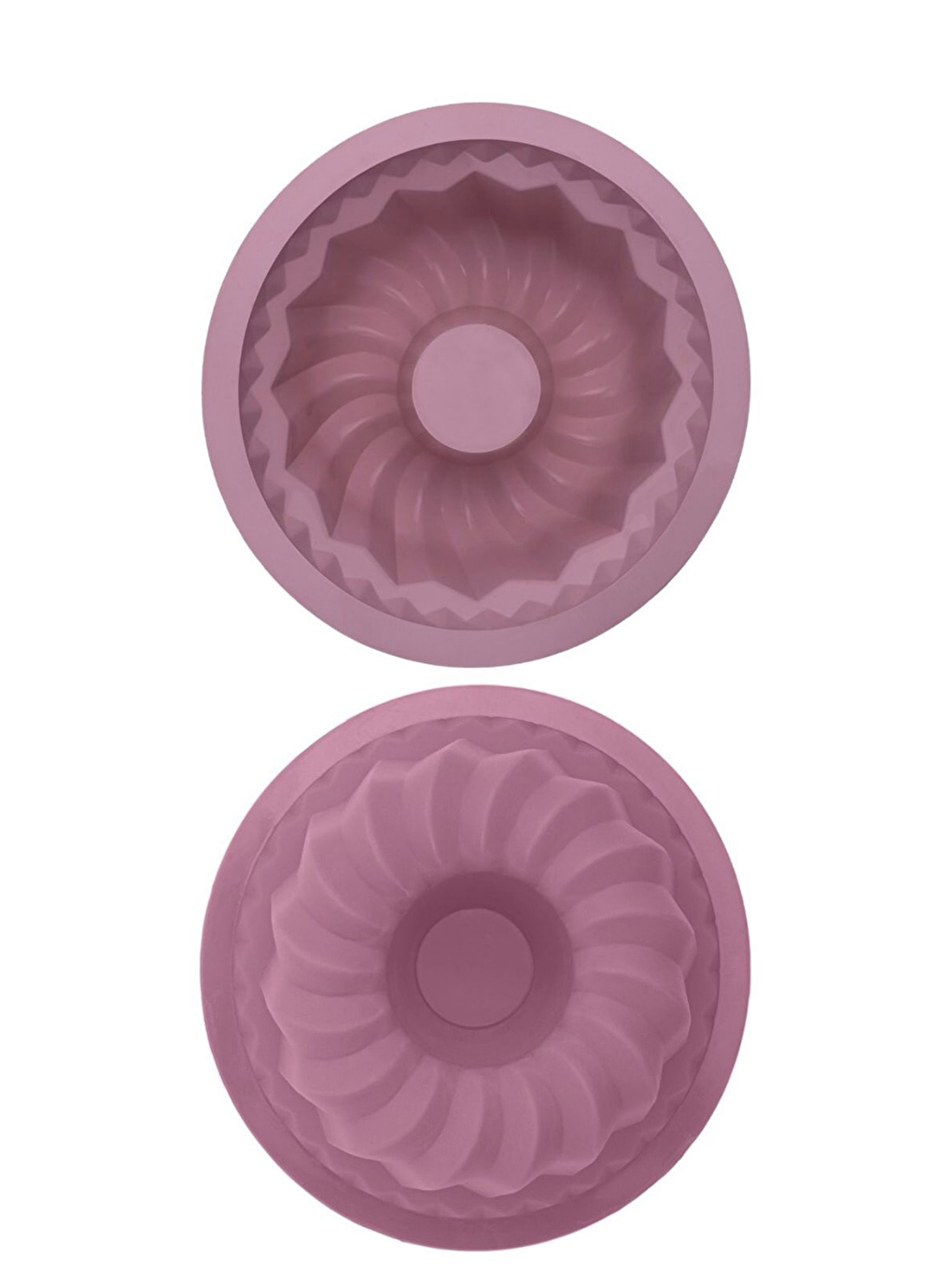 Silikon Büyük Model Kek Kalıbı Pembe 23 cm-2