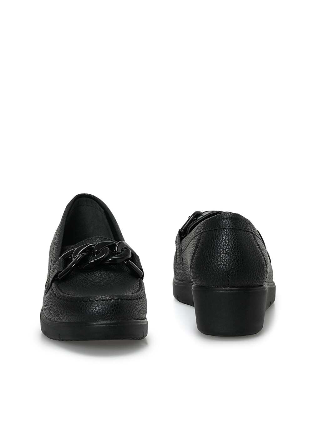 166552.z Siyah Kadın Loafer-4