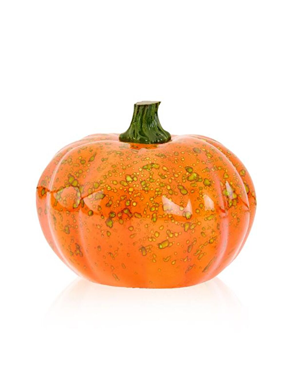 Deco Parlak Kabak Obje - Turuncu - 10x12 cm