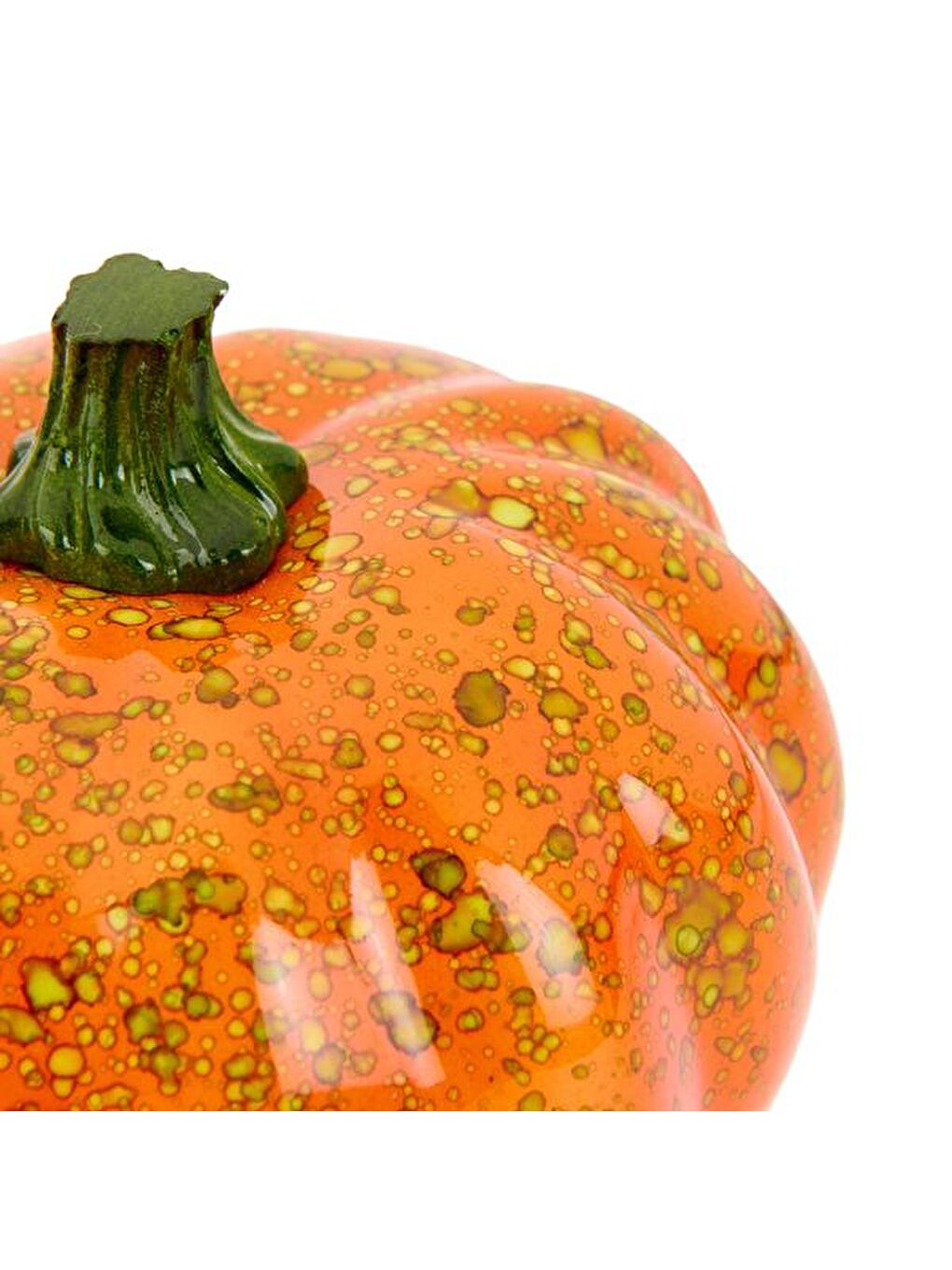 Deco Parlak Kabak Obje - Turuncu - 10x12 cm-1