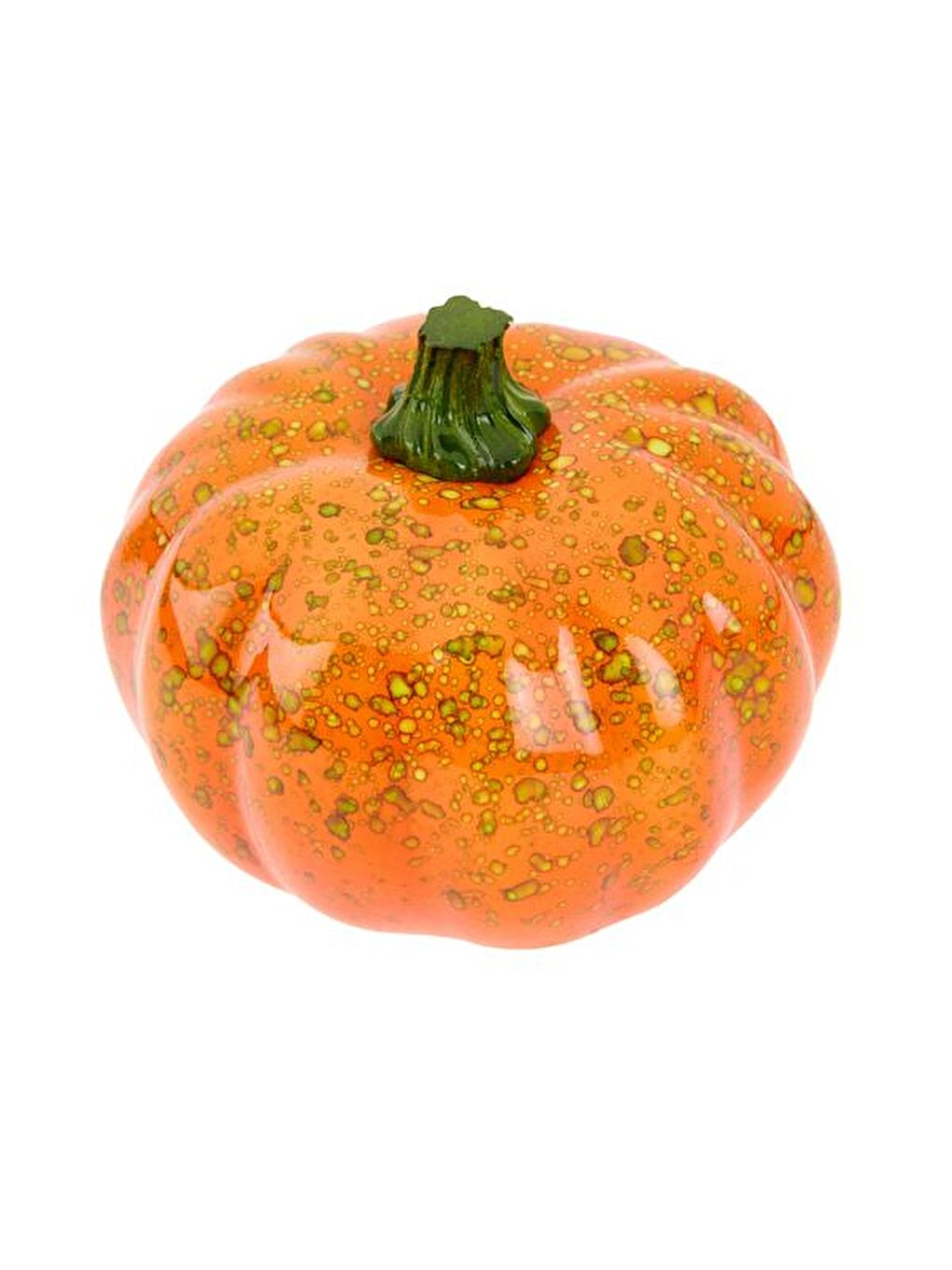 Deco Parlak Kabak Obje - Turuncu - 10x12 cm-2
