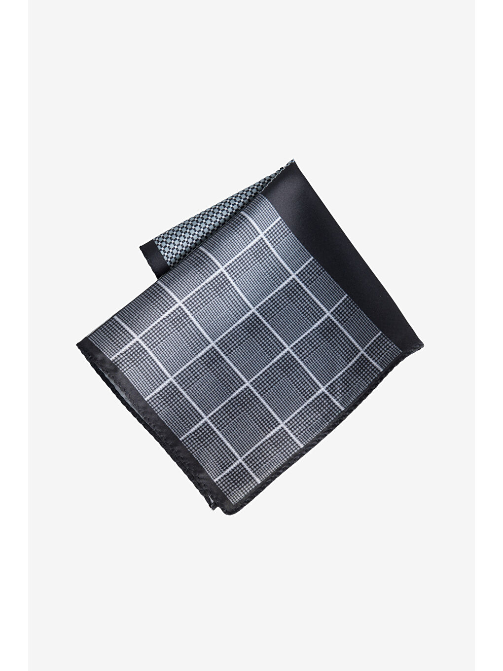 Erkek Gri Desenli Mendil