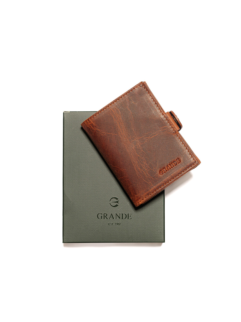 Kahverengi Unisex Cüzdan & Kartlık 781 Deri Cüzdan Kartlık-5