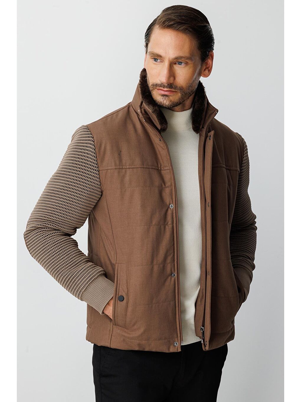 Kahverengi Erkek Kahve Standart Std Mont-1