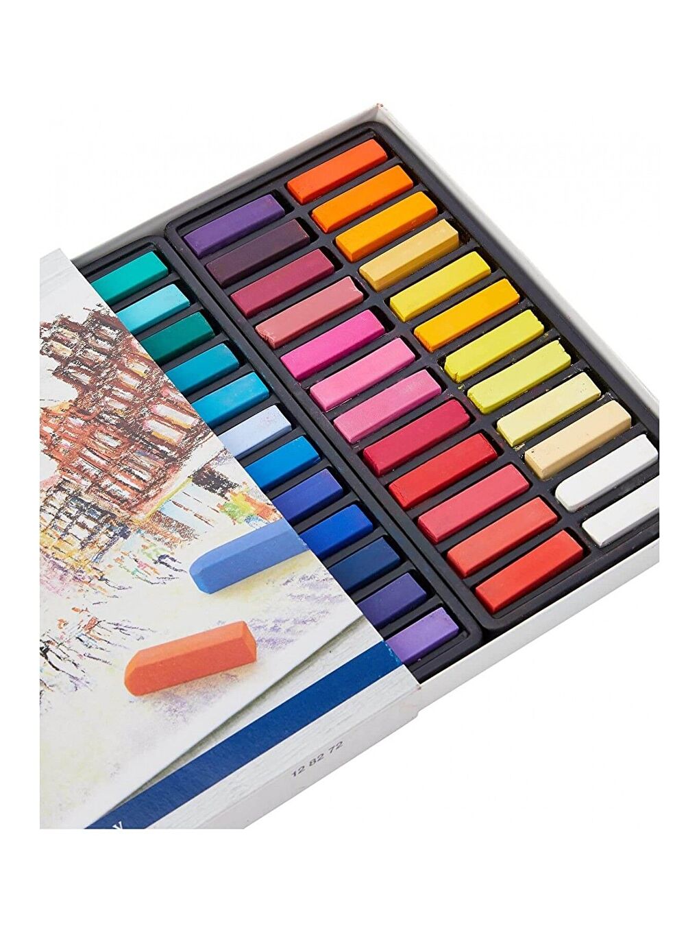 Creative Studio Mini Toz Pastel Boya (Soft), 72 Renk, Yarım Boy, Parlak ve Yoğun Renkler-1