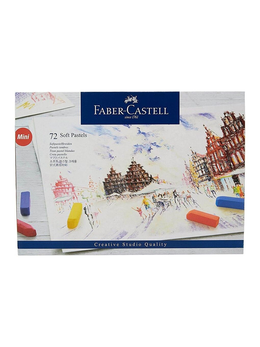 Creative Studio Mini Toz Pastel Boya (Soft), 72 Renk, Yarım Boy, Parlak ve Yoğun Renkler-3