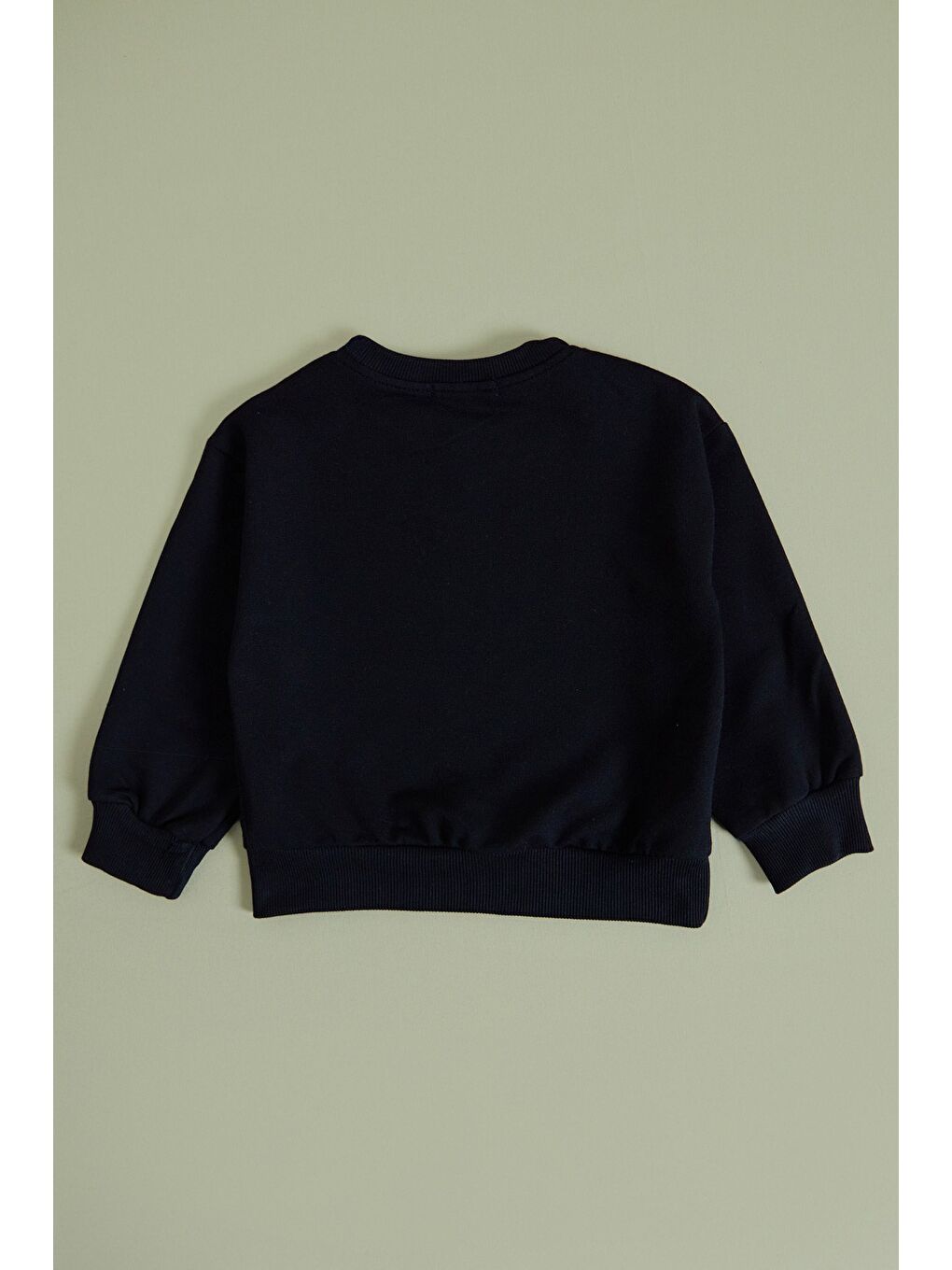 Siyah Ayıcık jeff Baskılı Erkek Çocuk Sweatshirt Takım-2