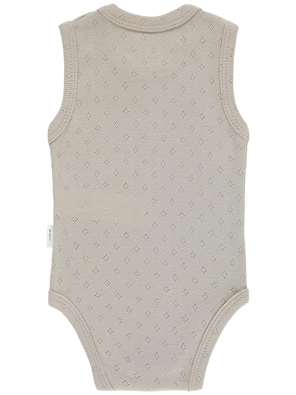 Kahverengi Baby Jakarlı 3-36 Ay Çıtçıtlı Badi - Kahve-1