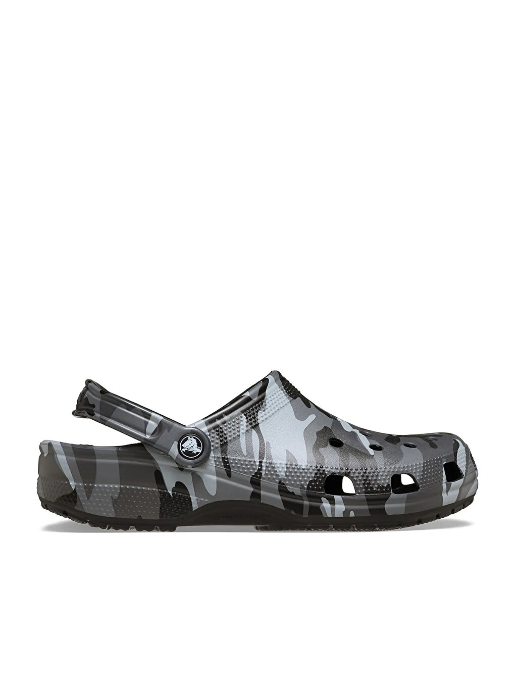 Classic Camouflage Clog Erkek Siyah Terlik