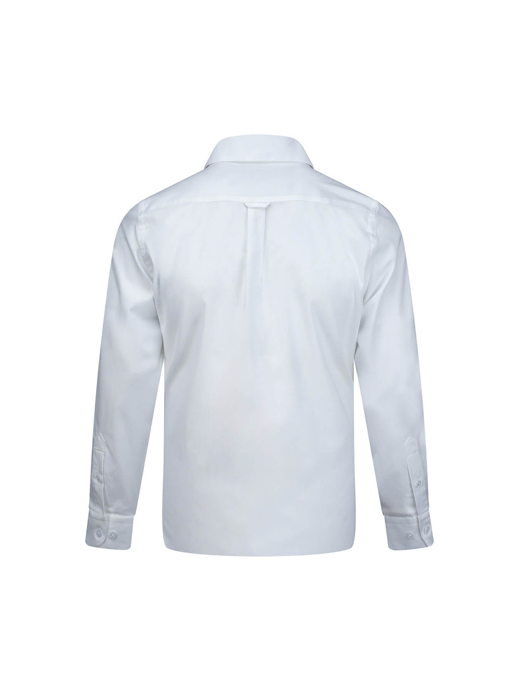 Beyaz Comfort Fit Düğmeli Yaka 100% Pamuk Uzun Kollu Oxford Gömlek-2